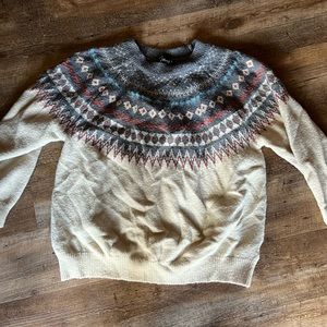 Emery Rose geo pattern size medium sweater